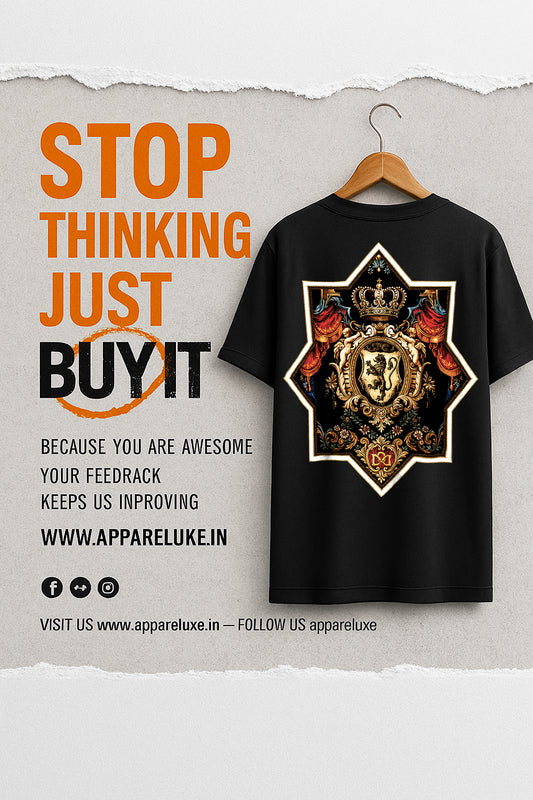 Organic Cotton Tshirt For Men |TOS-BLACK-142