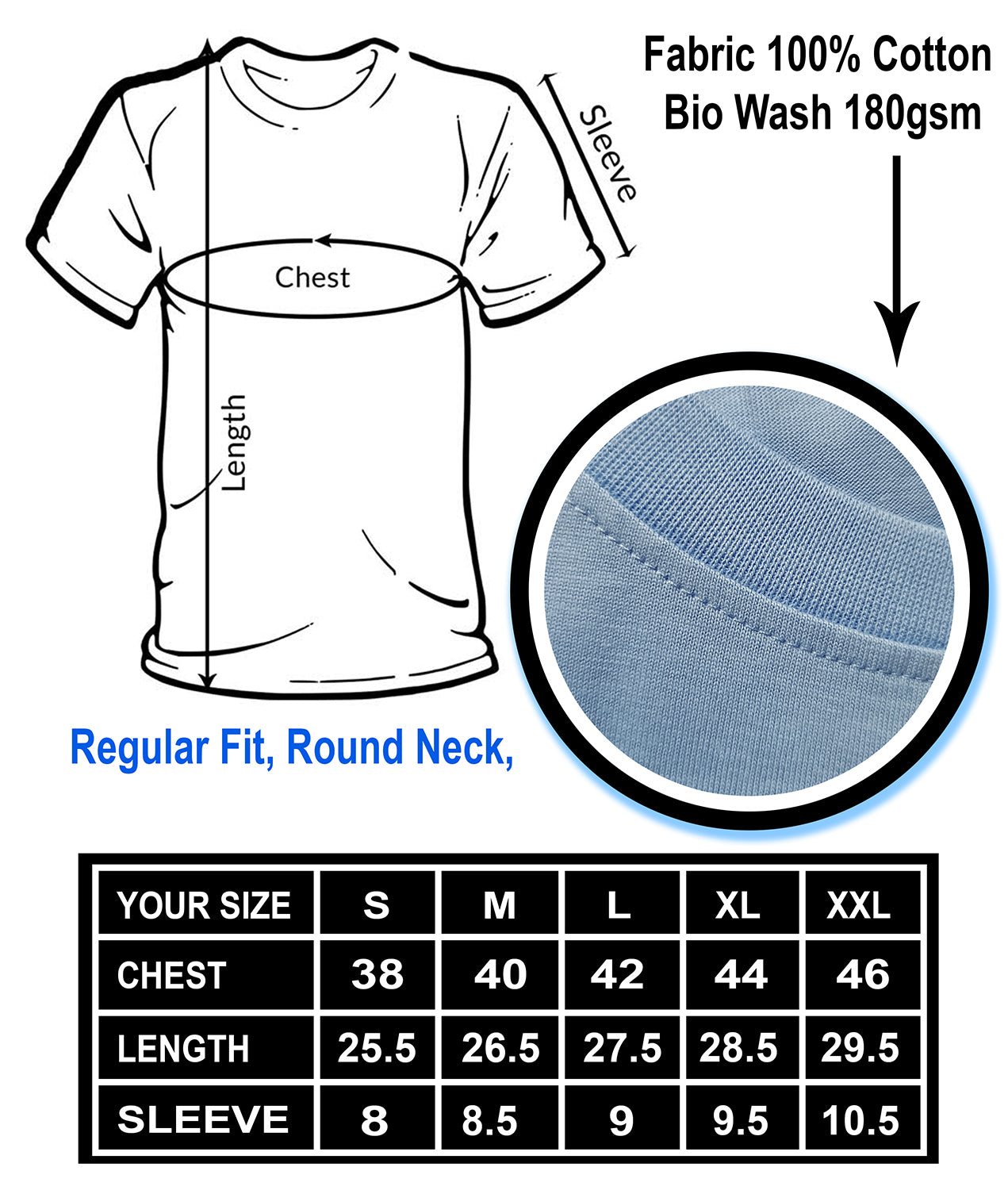 Women’s Organic Cotton SKY BLUE T-Shirt |TRN-SKY BLUE-136