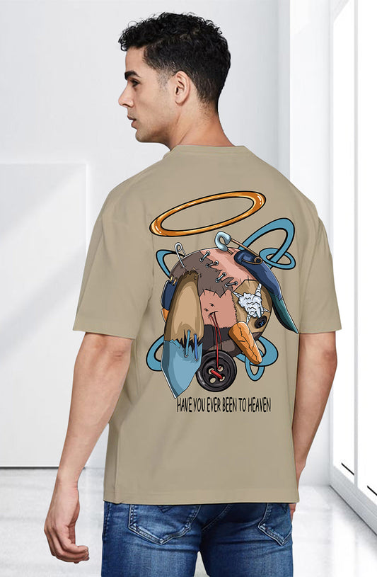 Organic Cotton Tshirt For Men |TOS-BEIGE-075