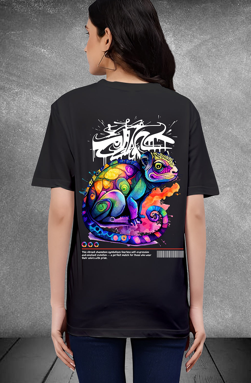 Organic Cotton Tshirt For Women |TOS-BLACK-129