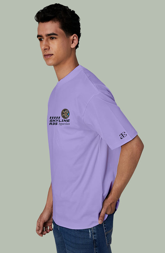 Organic Cotton Tshirt For Men |TOS-LAVENDER-131