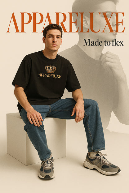 Organic Cotton Tshirt For Men |TOS-BLACK-142