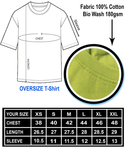 Organic Cotton Tshirt For Men |TOS-LEMON GREEN-052