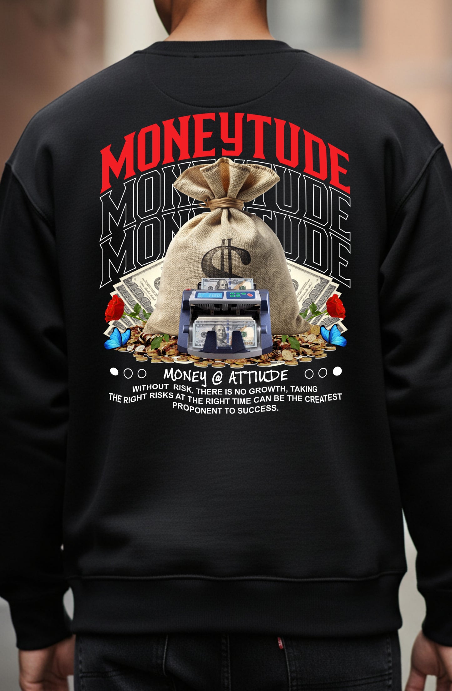 MONEYTUDE APPARELUXE SWEATSHIRT