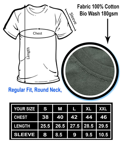 Men’s Organic Cotton Olive Green T-Shirt |TRN-Olice Green -110