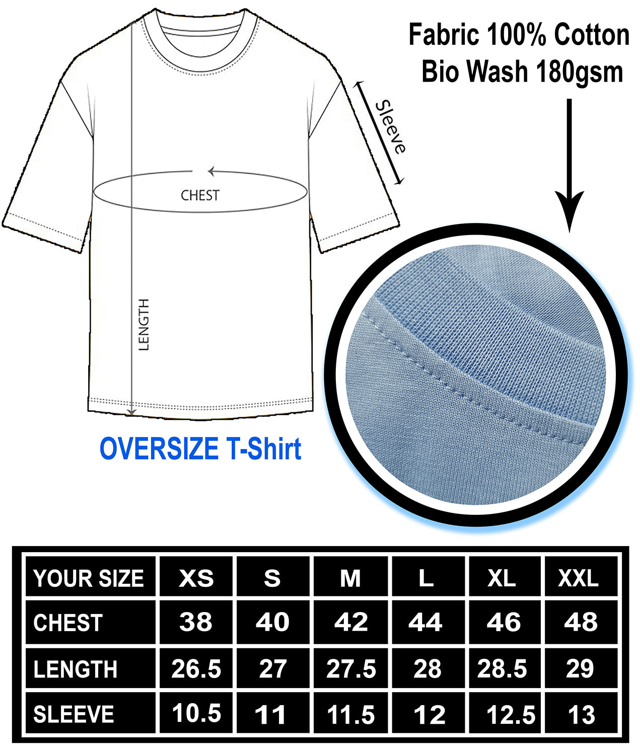 Organic Cotton Tshirt For Men |TOS-SKY BLUE-014