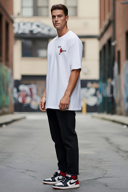 Organic Cotton Tshirt For Men |TOS-WHITE-138