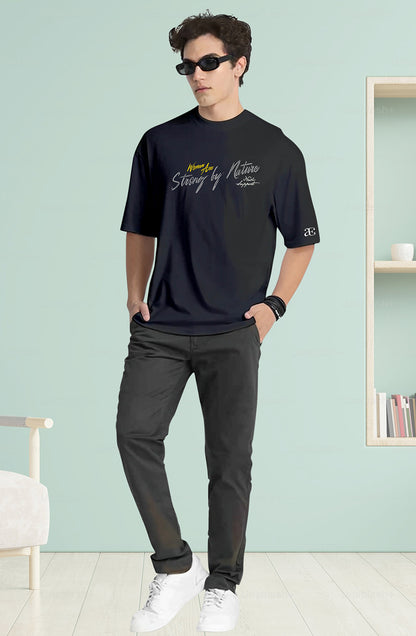 Organic Cotton Tshirt For Men |TOS-BLACK-060