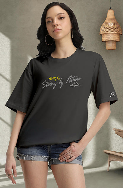 Organic Cotton Tshirt For Women |TOS-BLACK-060