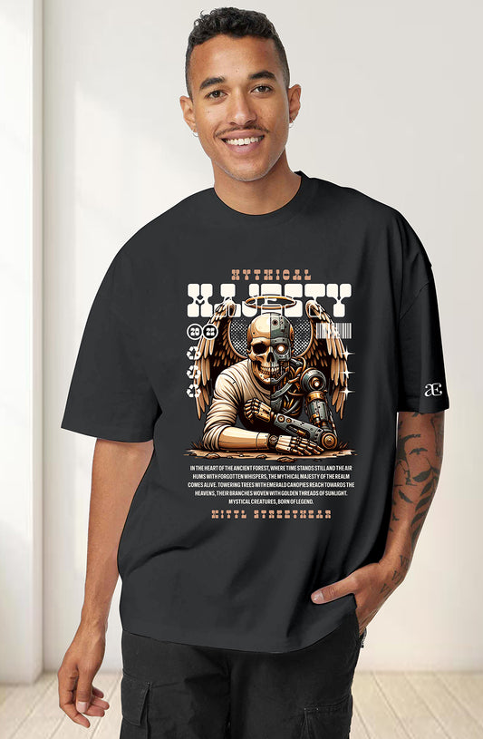 Organic Cotton Tshirt For Men |TOS-BLACK-122