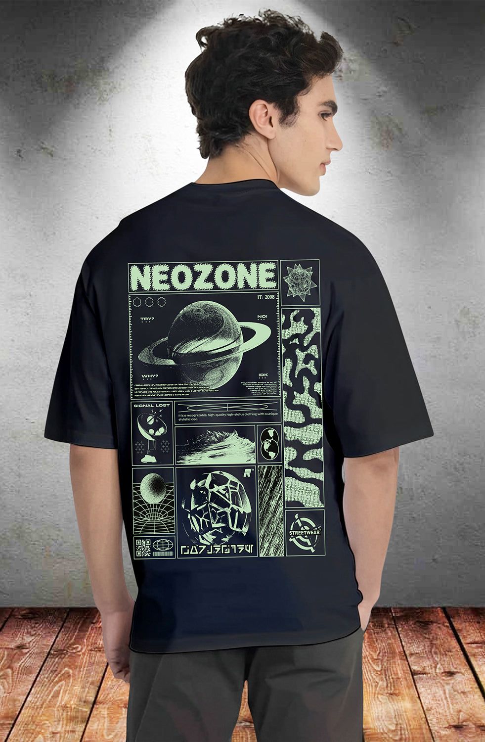 Organic Cotton Tshirt For Men |TOS-BLACK-125