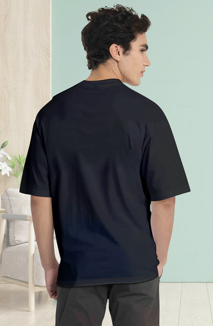 Organic Cotton Tshirt For Men |TOS-BLACK-133