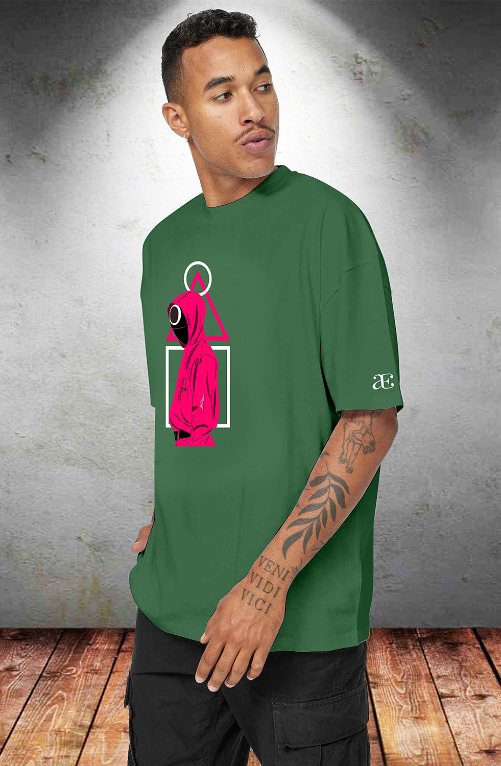 Organic Cotton Tshirt For Men |TOS-GREEN-022