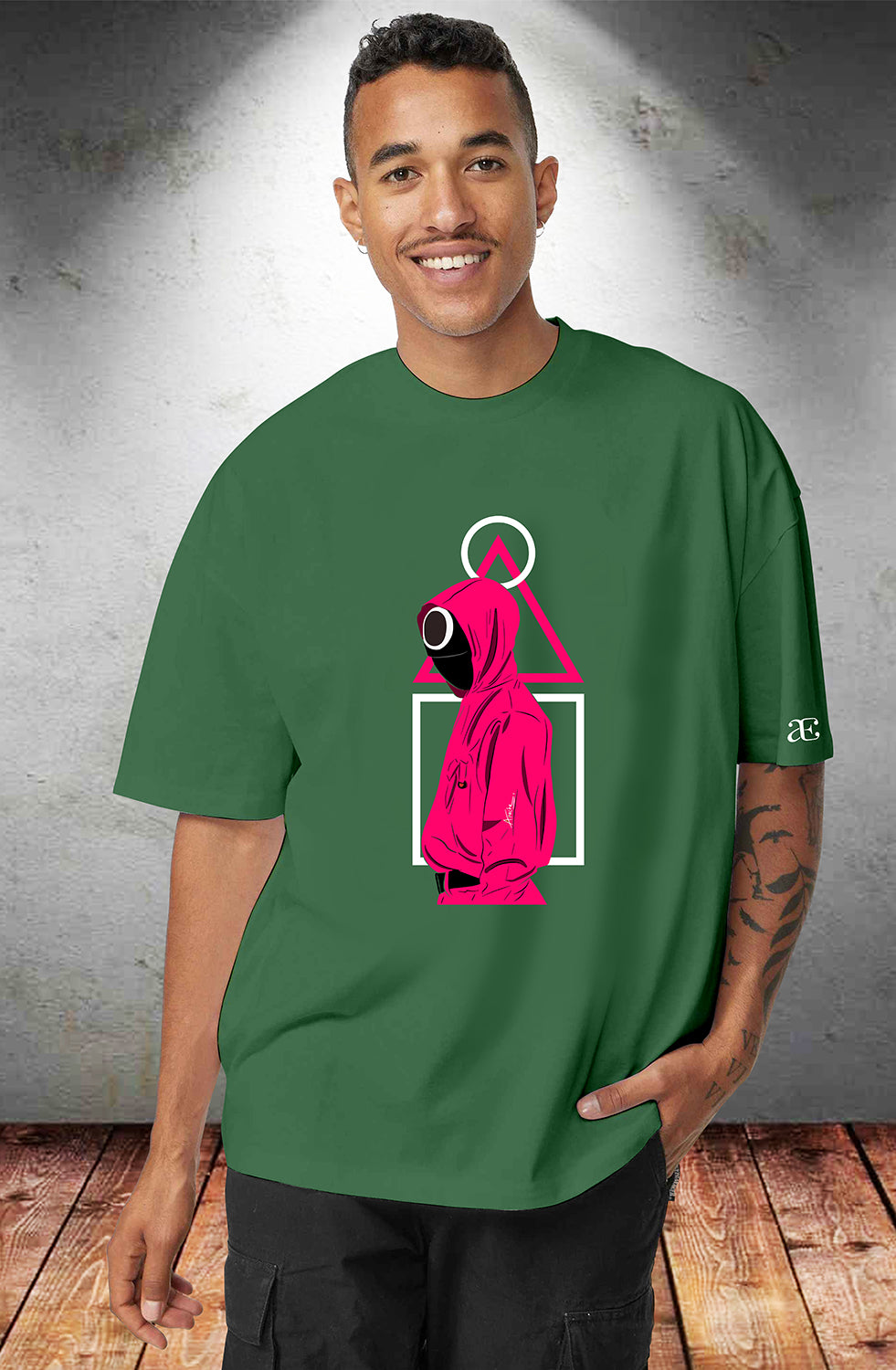 Organic Cotton Tshirt For Men |TOS-GREEN-022