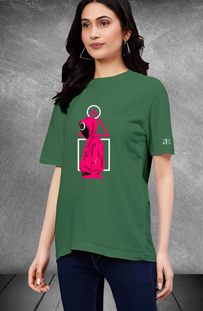 Organic Cotton Tshirt For Women |TOS-GREEN-022