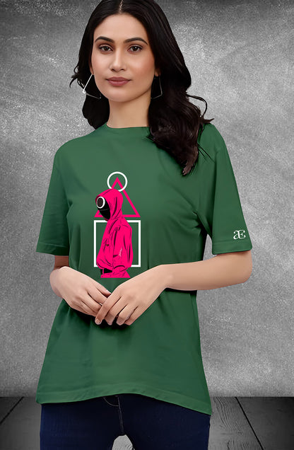 Organic Cotton Tshirt For Women |TOS-GREEN-022