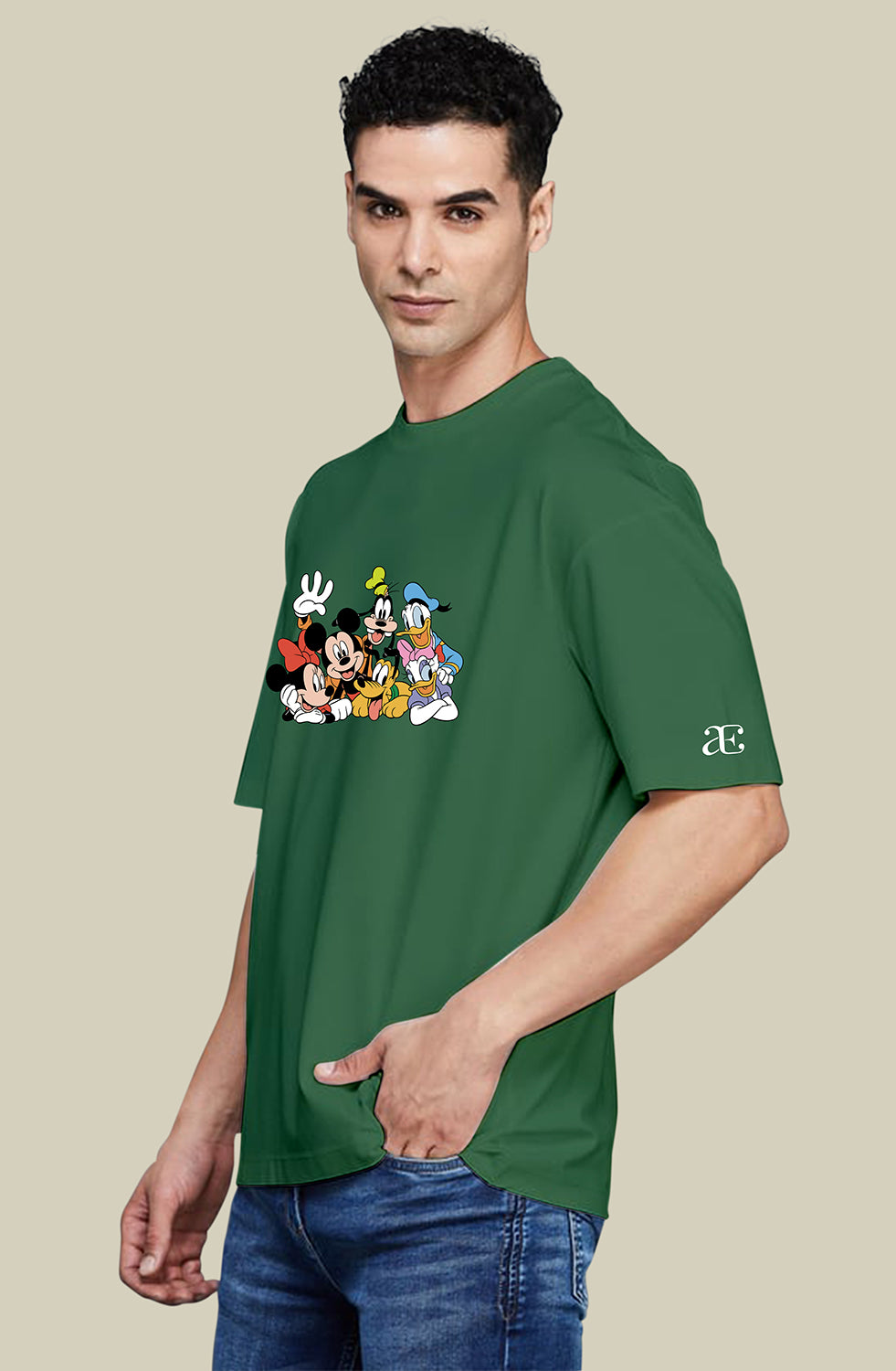 Organic Cotton Tshirt For Men |TOS-GREEN-041