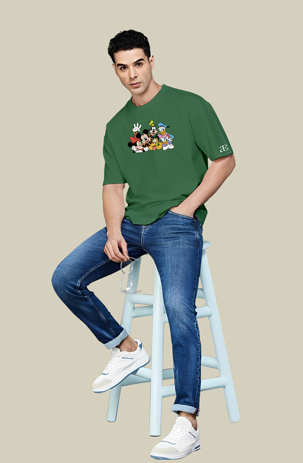 Organic Cotton Tshirt For Men |TOS-GREEN-041