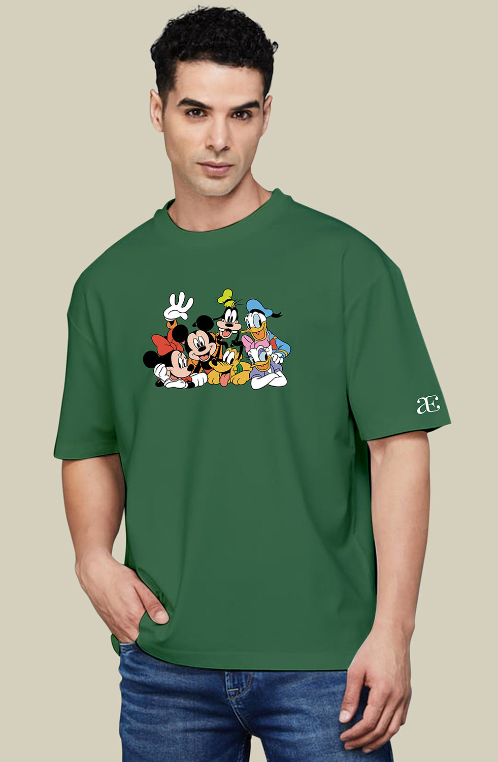 Organic Cotton Tshirt For Men |TOS-GREEN-041