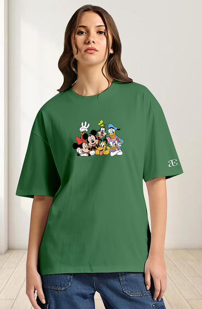 Organic Cotton Tshirt For Women |TOS-GREEN-041