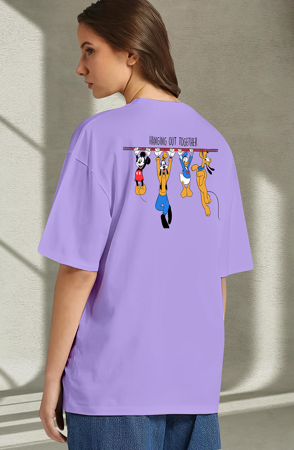 Organic Cotton Tshirt For Women |TOS-LAVENDER-018