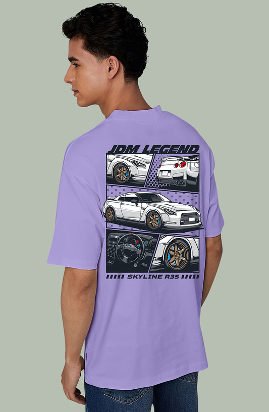 Organic Cotton Tshirt For Men |TOS-LAVENDER-131