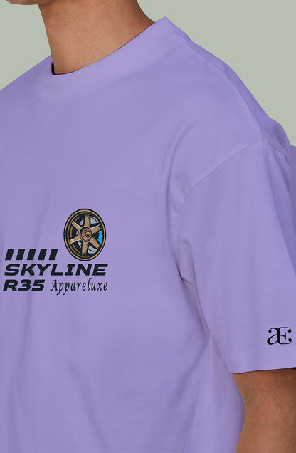 Organic Cotton Tshirt For Men |TOS-LAVENDER-131