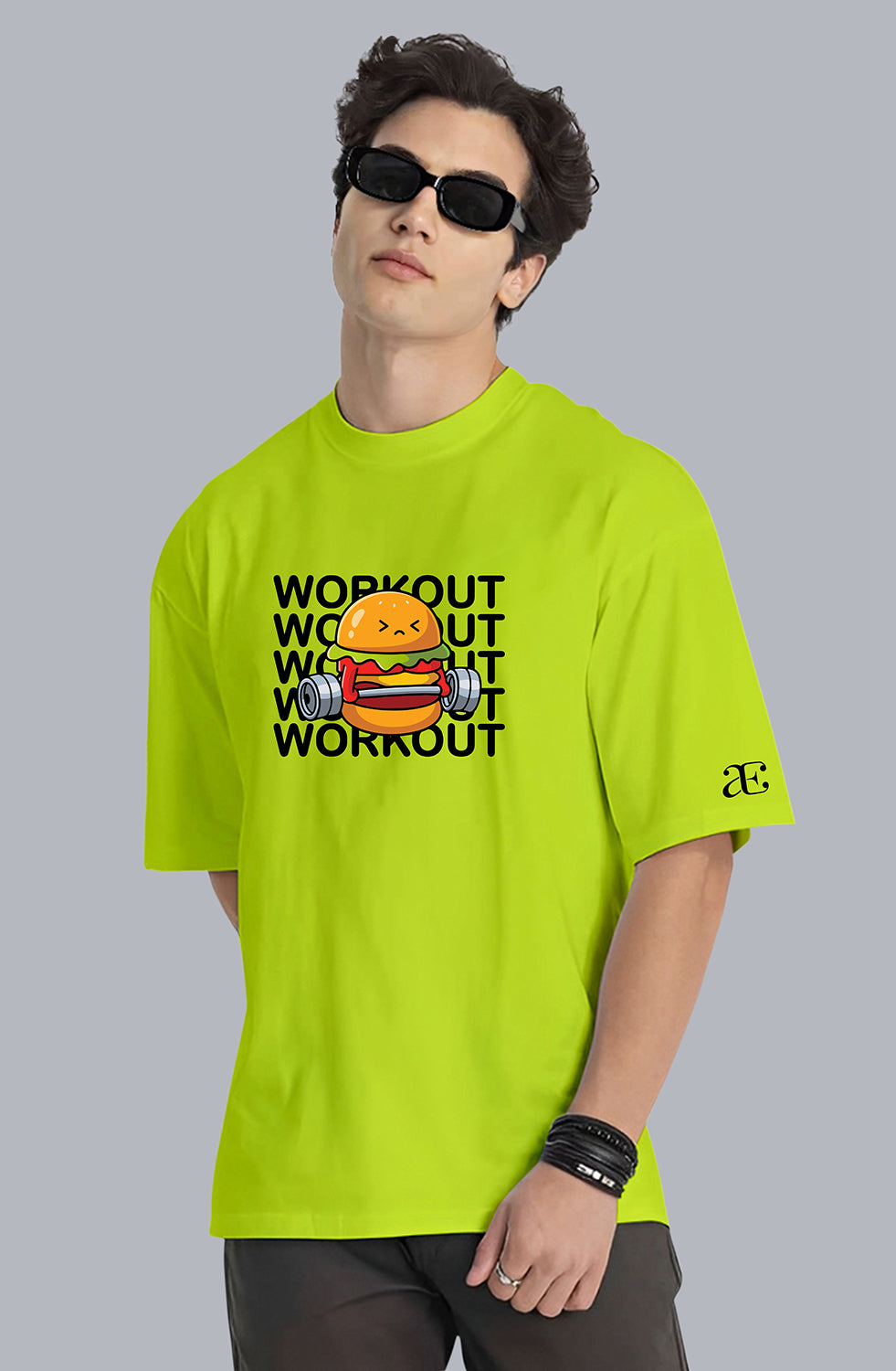 Organic Cotton Tshirt For Men |TOS-LEMON GREEN-052