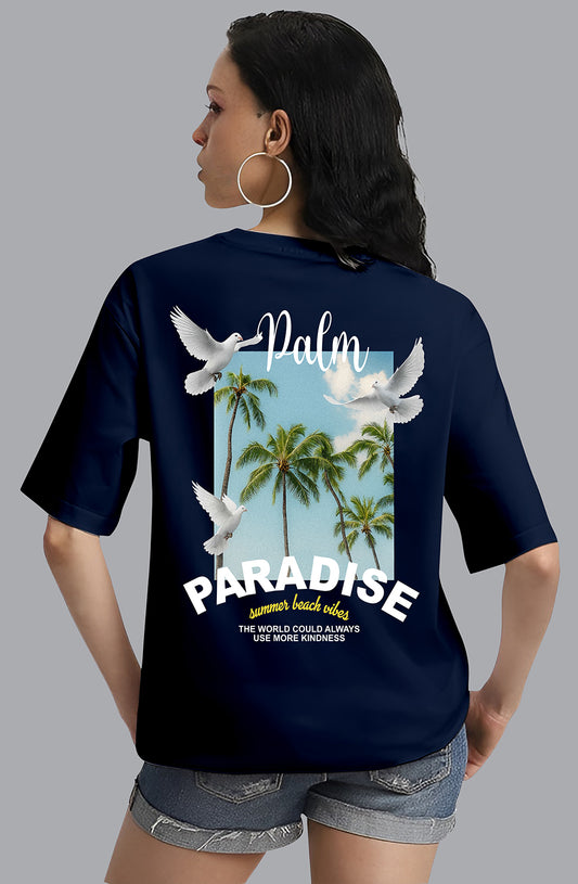 Organic Cotton Tshirt For Women |TOS-NAVY-153