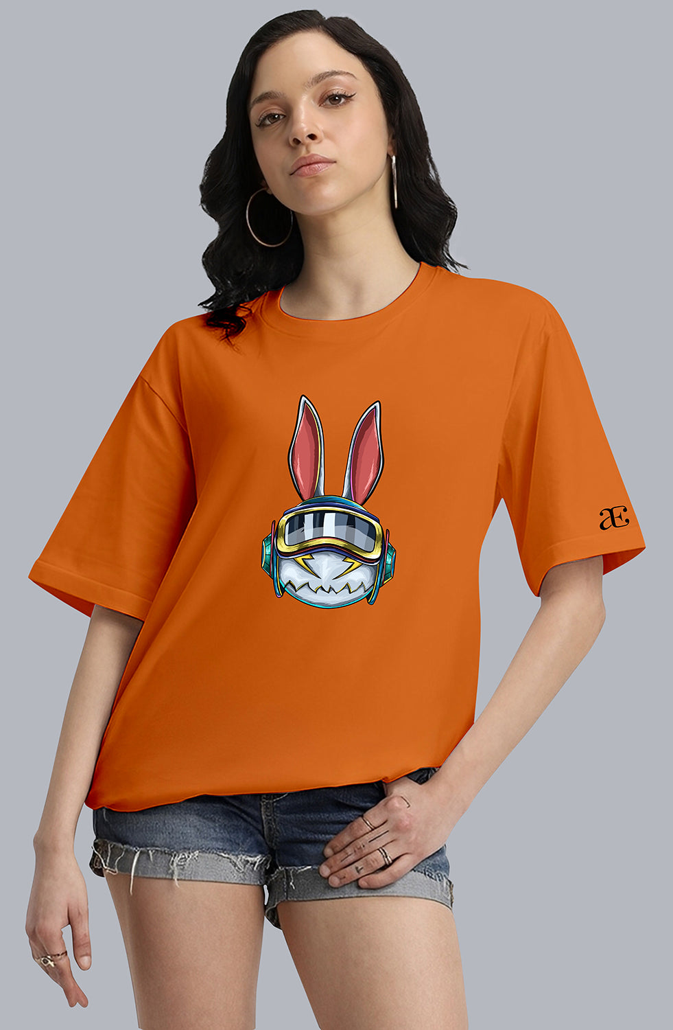 Organic Cotton Tshirt For Women |TOS-ORANGE-044