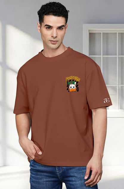 Organic Cotton Tshirt For Men |TOS-RUST-061