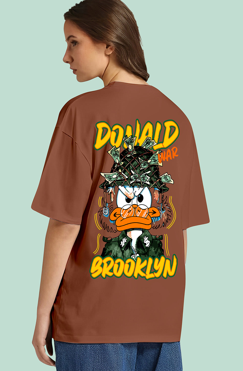 Organic Cotton Tshirt For Women |TOS-RUST-061