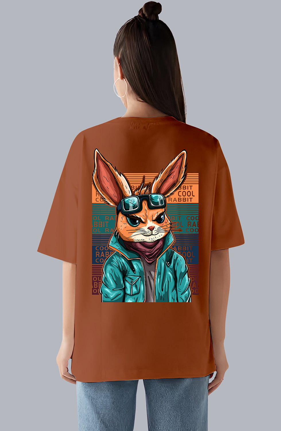 Organic Cotton Tshirt For Women |TOS-RUST-062