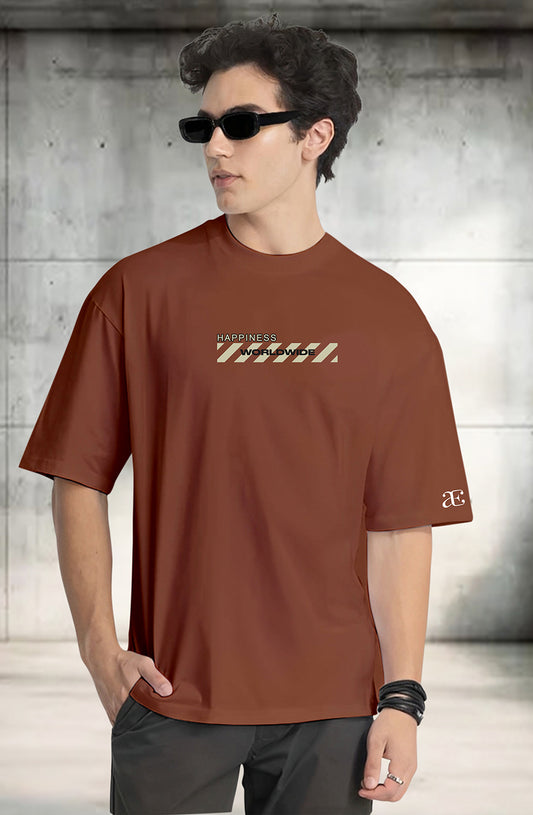 Organic Cotton Tshirt For Men |TOS-RUST-118