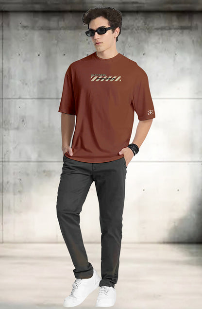Organic Cotton Tshirt For Men |TOS-RUST-118