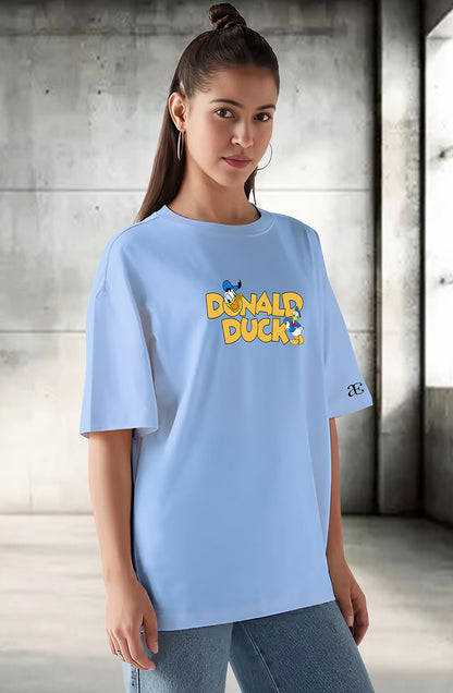 Organic Cotton Tshirt For Women |TOS-SKY BLUE-011