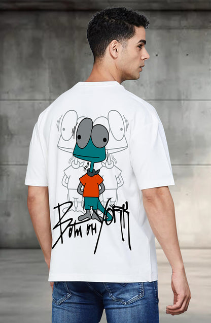 Organic Cotton Tshirt For Men |TOS-WHITE-043