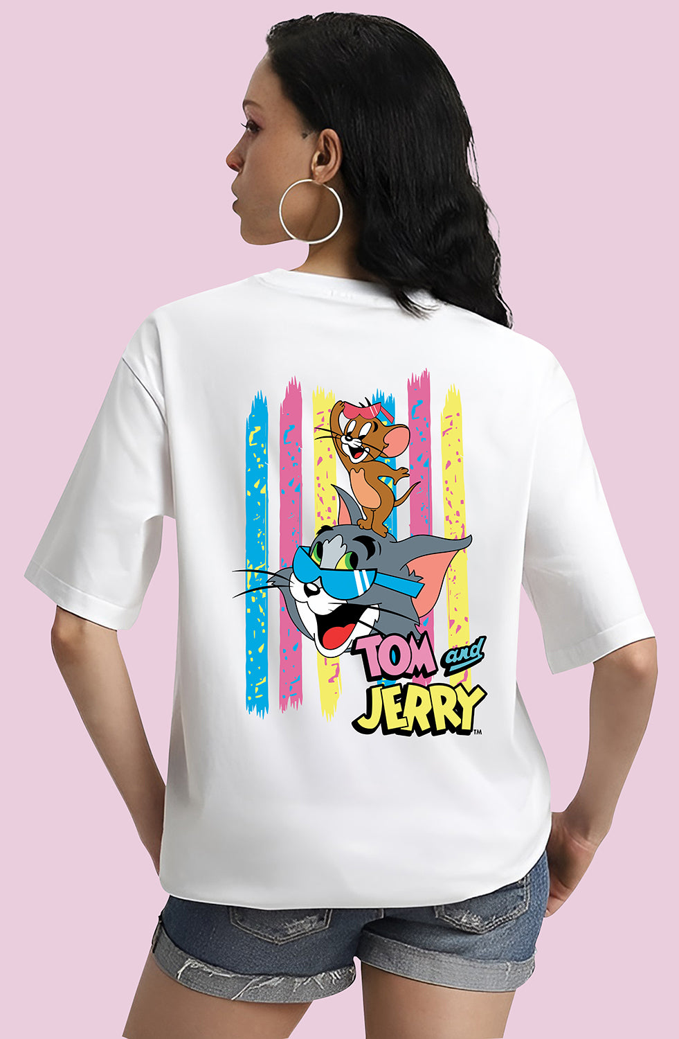 Organic Cotton Tshirt For Women |TOS-WHITE-065