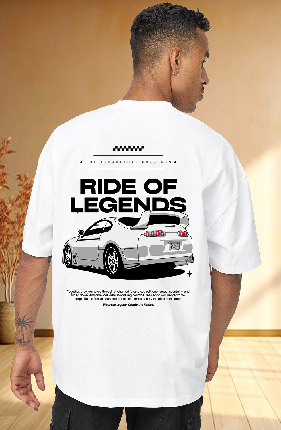 Organic Cotton Tshirt For Men |TOS-WHITE-121