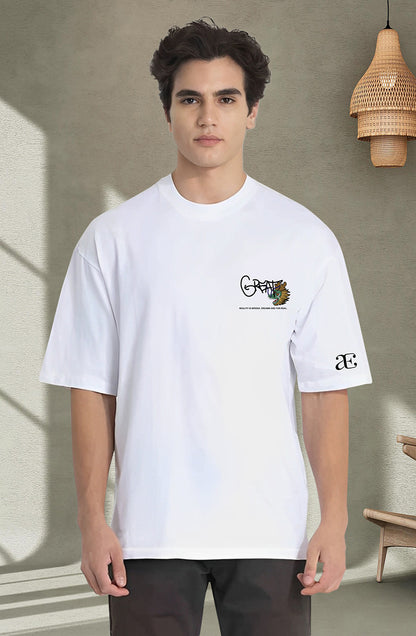 Organic Cotton Tshirt For Men |TOS-WHITE-127