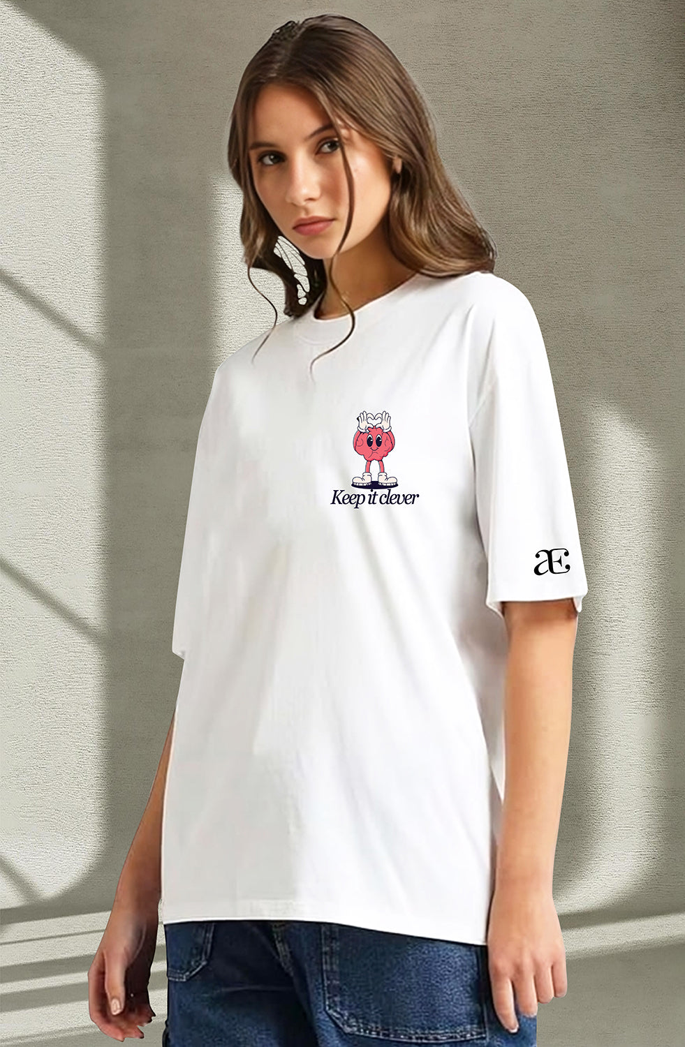 Organic Cotton Tshirt For Women |TOS-WHITE-130