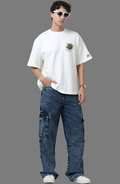 Organic Cotton Tshirt For Men |TOS-WHITE-148