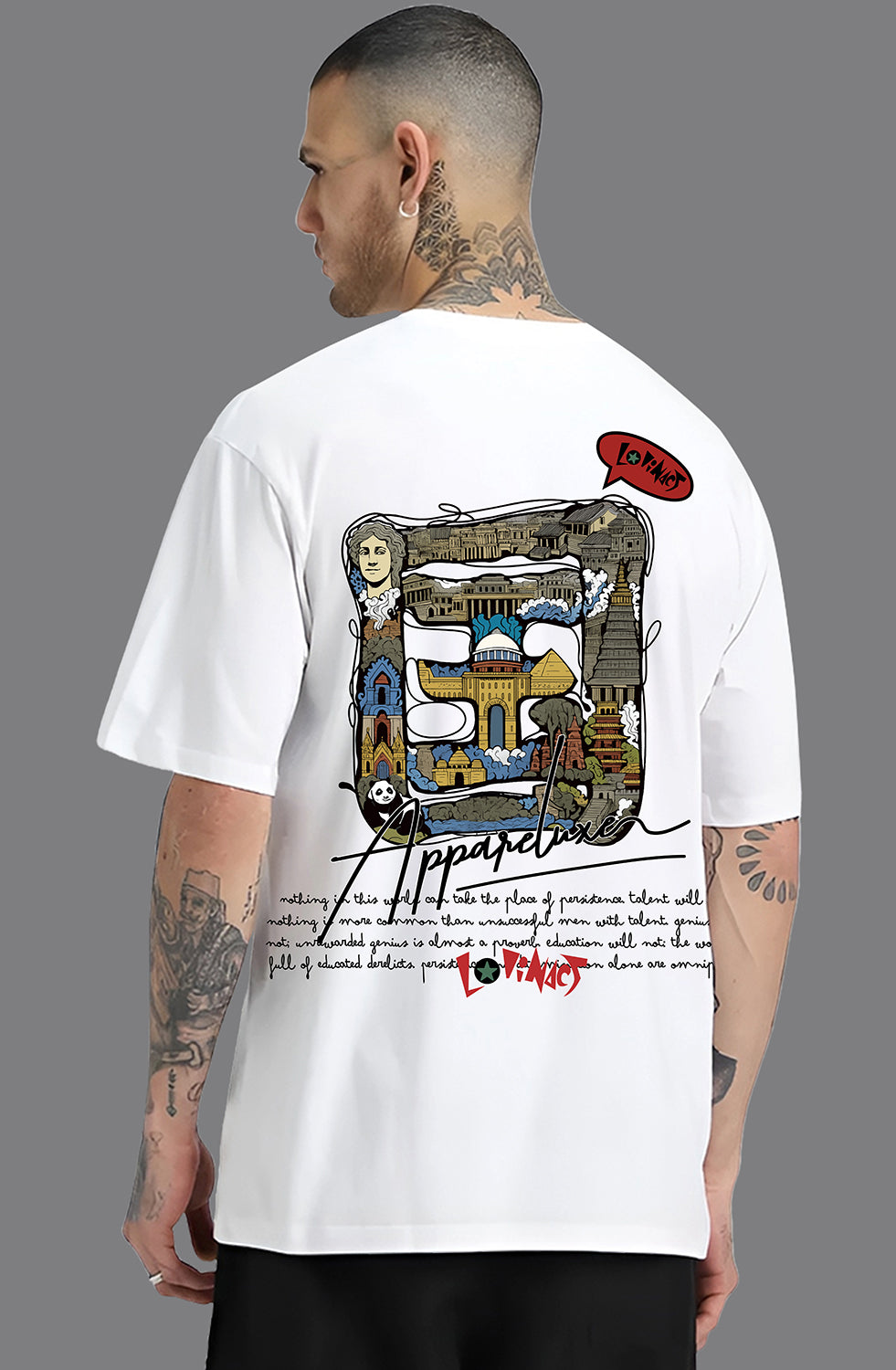 Organic Cotton Tshirt For Men |TOS-WHITE-152