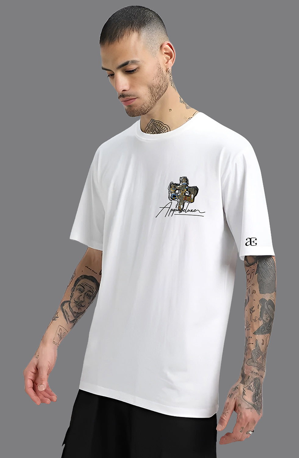 Organic Cotton Tshirt For Men |TOS-WHITE-152