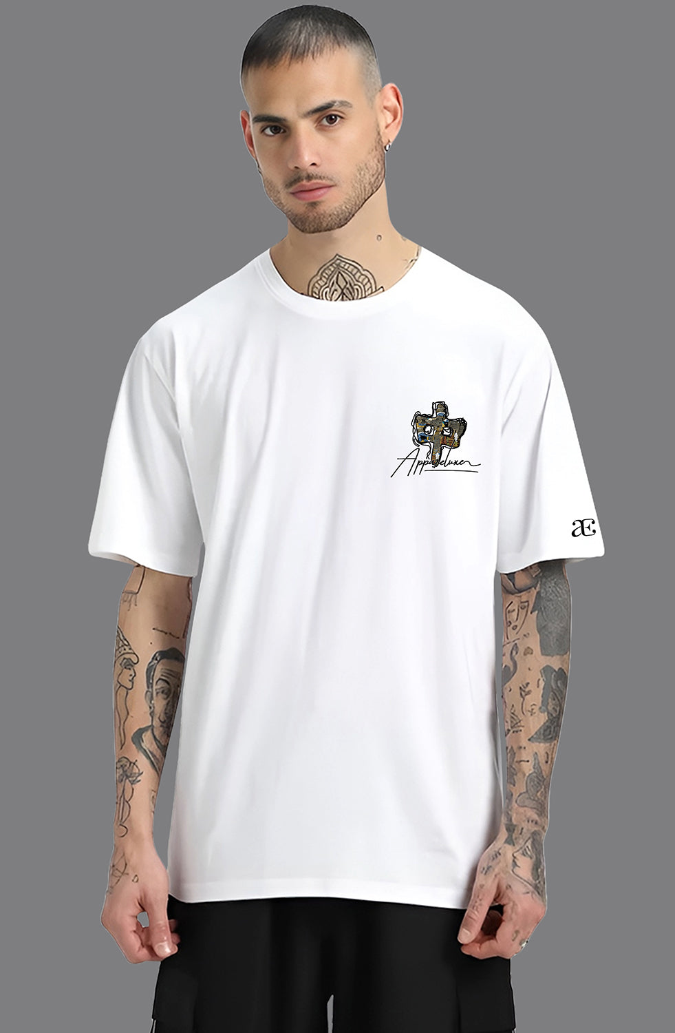 Organic Cotton Tshirt For Men |TOS-WHITE-152