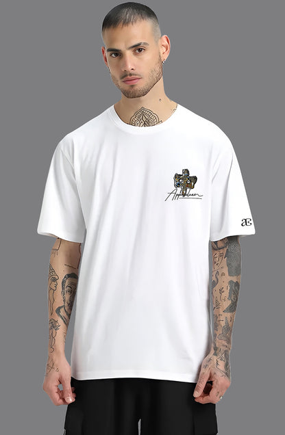 Organic Cotton Tshirt For Men |TOS-WHITE-152