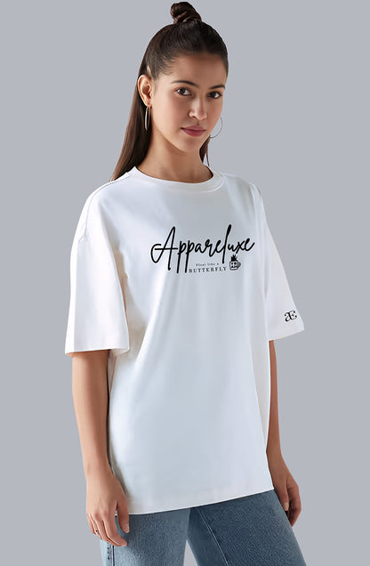 Organic Cotton Tshirt For Women |TOS-WHITE-154