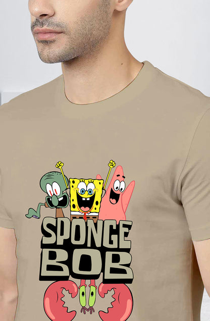 Men’s Organic Cotton Beige T-Shirt |TRN-BEIGE-106