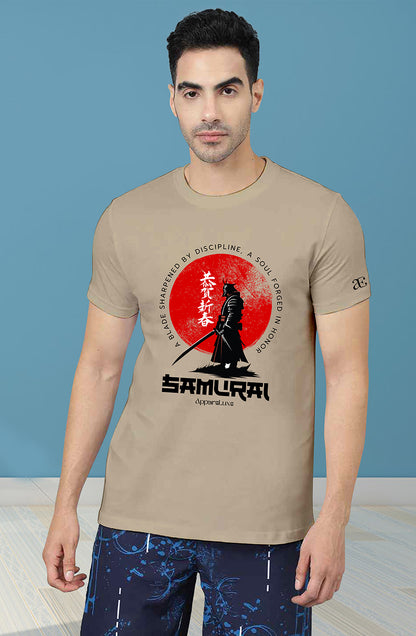 Men’s Organic Cotton Beige T-Shirt |TRN-BEIGE-134