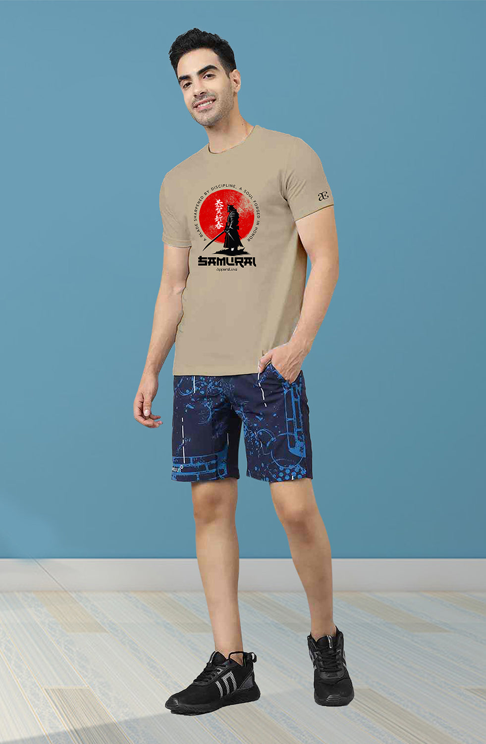 Men’s Organic Cotton Beige T-Shirt |TRN-BEIGE-134